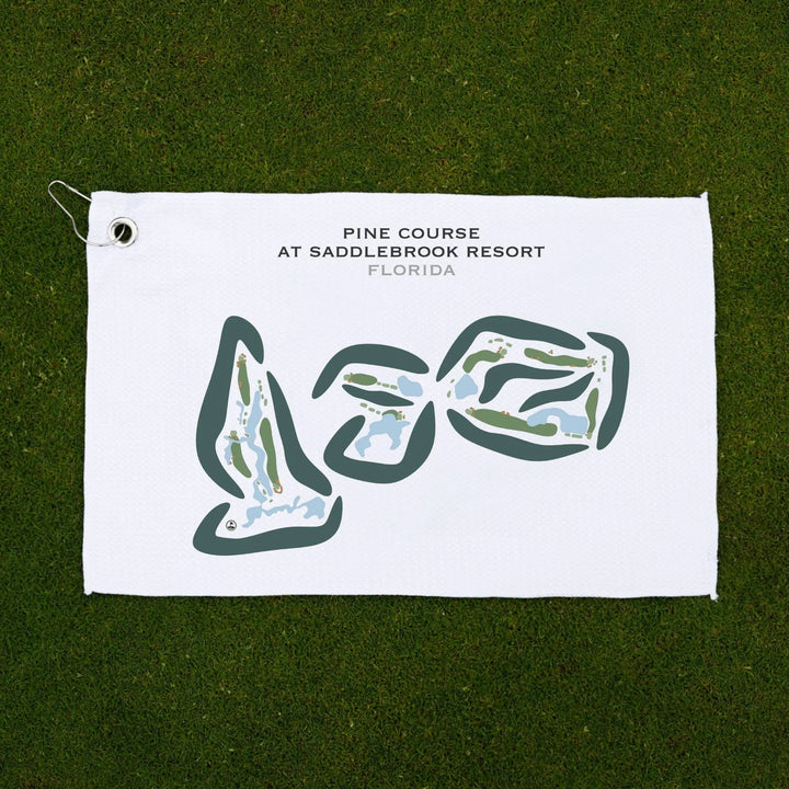Pine Course at Saddlebrook Resort, Florida  - Printed Golf Courses
