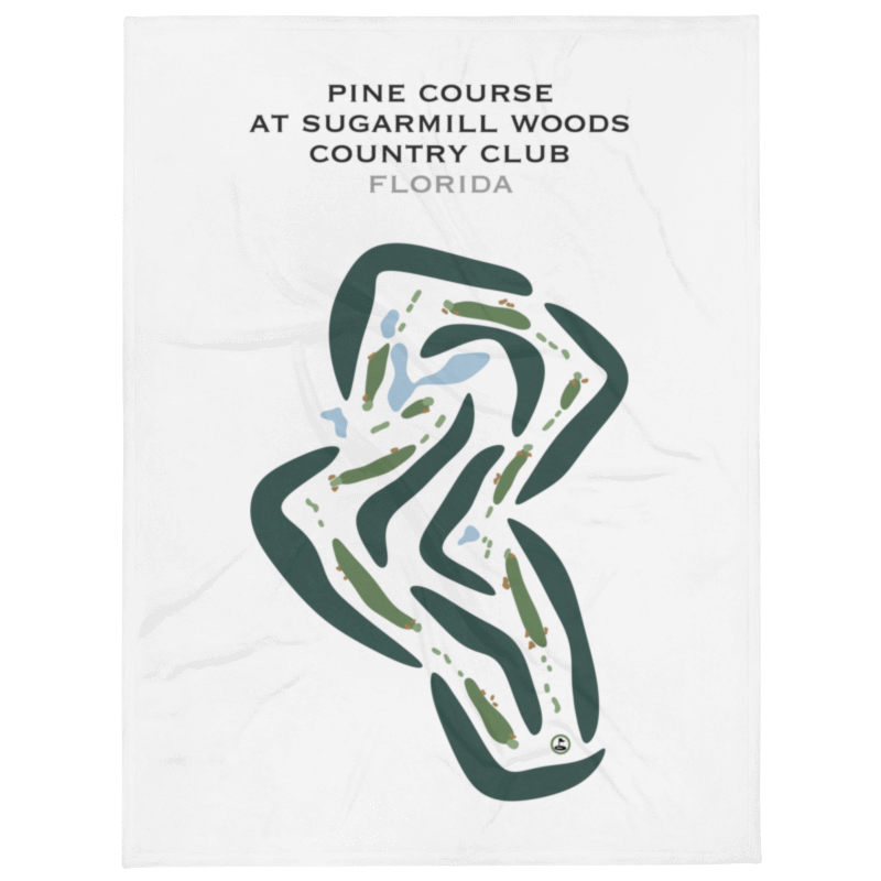 Pine Course at Sugarmill Woods Country Club, Florida - Printed Golf Courses