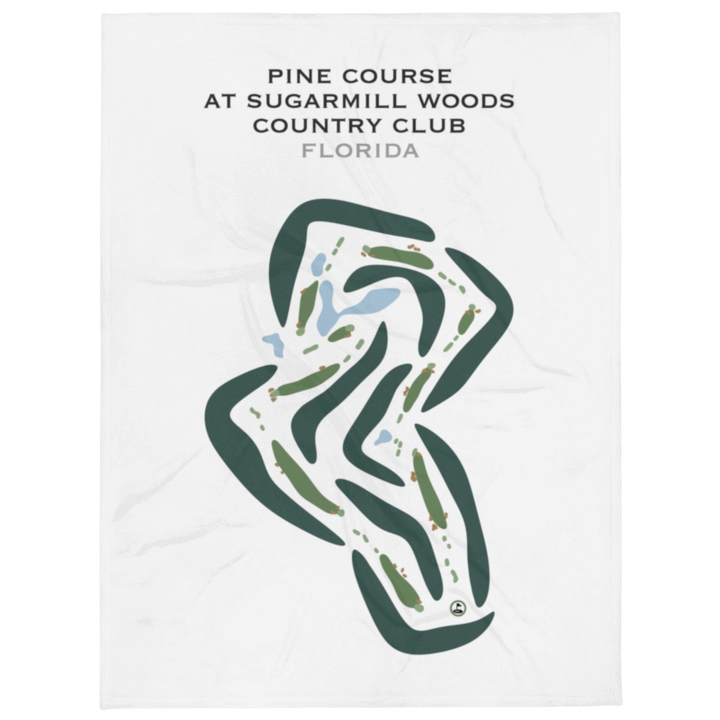 Pine Course at Sugarmill Woods Country Club, Florida - Printed Golf Courses