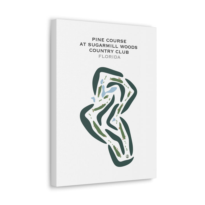 Pine Course at Sugarmill Woods Country Club, Florida - Printed Golf Courses