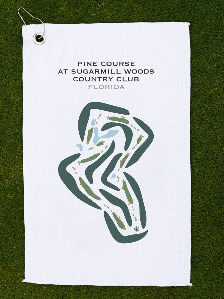 Pine Course at Sugarmill Woods Country Club, Florida - Printed Golf Courses