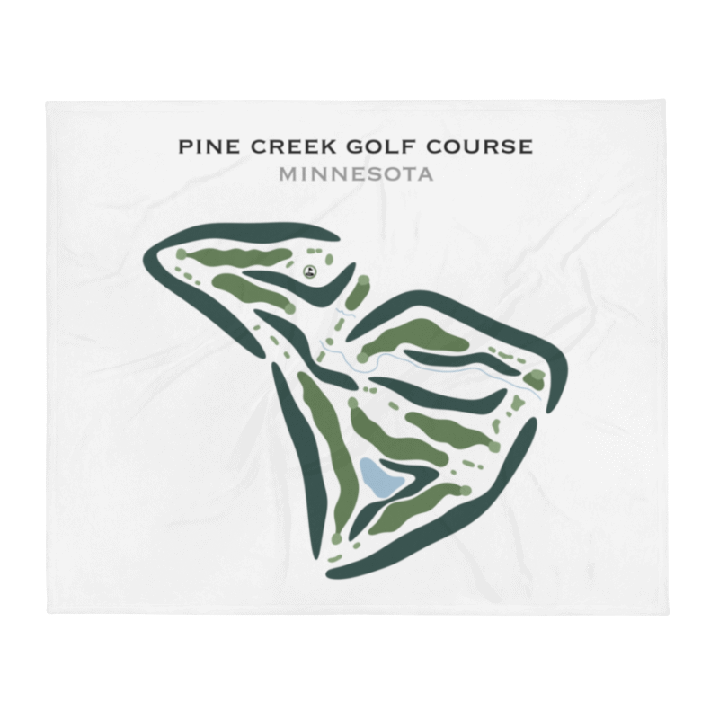 Pine Creek Golf Course, Minnesota - Printed Golf Courses