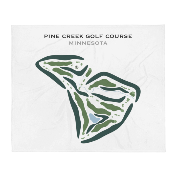 Pine Creek Golf Course, Minnesota - Printed Golf Courses