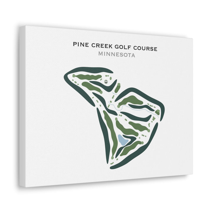 Pine Creek Golf Course, Minnesota - Printed Golf Courses