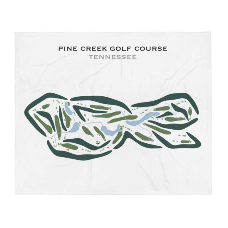 Pine Creek Golf Course, Tennessee - Printed Golf Courses