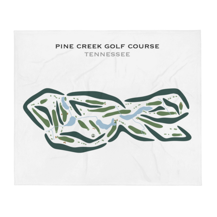 Pine Creek Golf Course, Tennessee - Printed Golf Courses