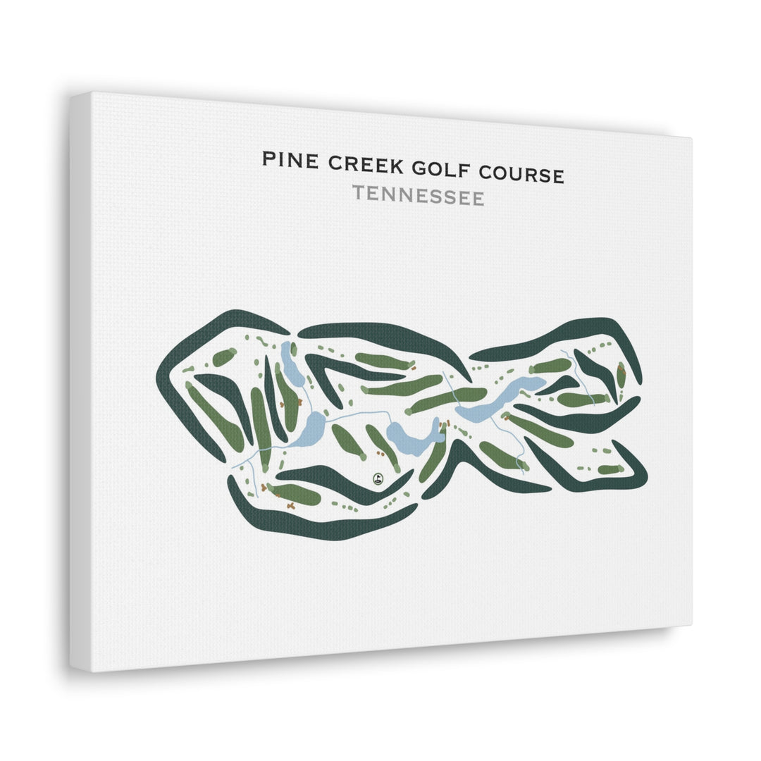 Pine Creek Golf Course, Tennessee - Printed Golf Courses