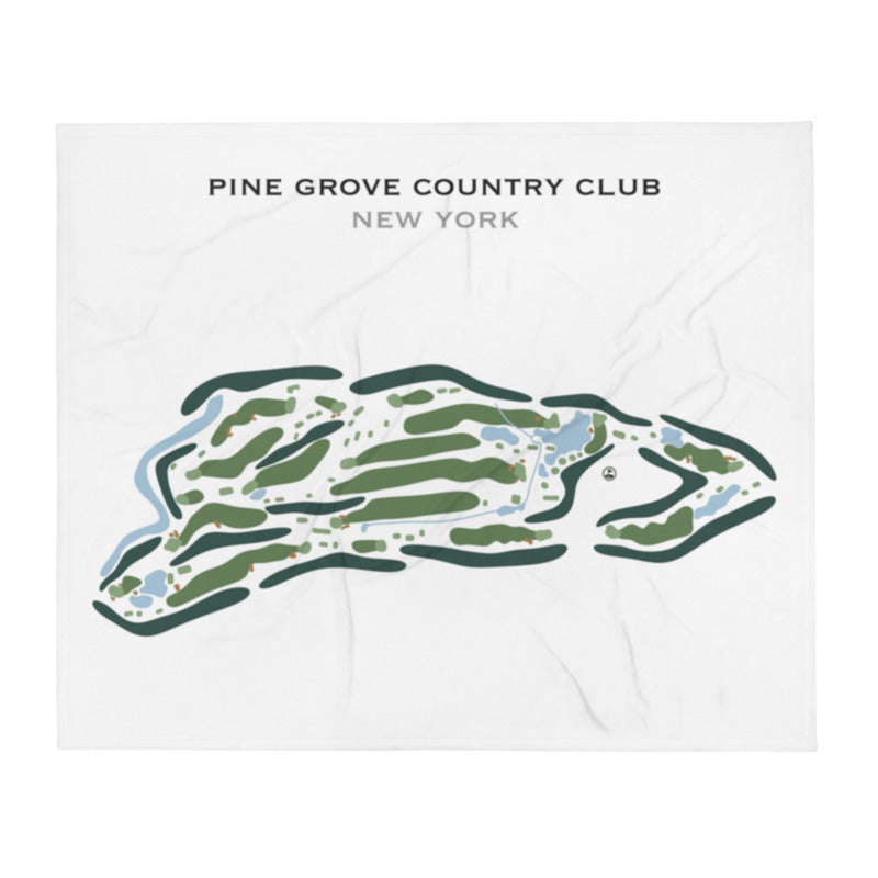 Pine Grove Country Club, New York - Printed Golf Course