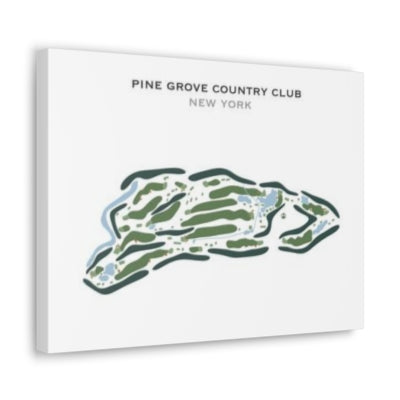 Pine Grove Country Club, New York - Printed Golf Course