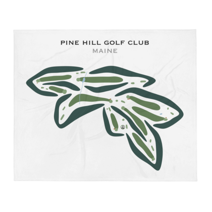 Pine Hill Golf Club, Maine - Printed Golf Courses