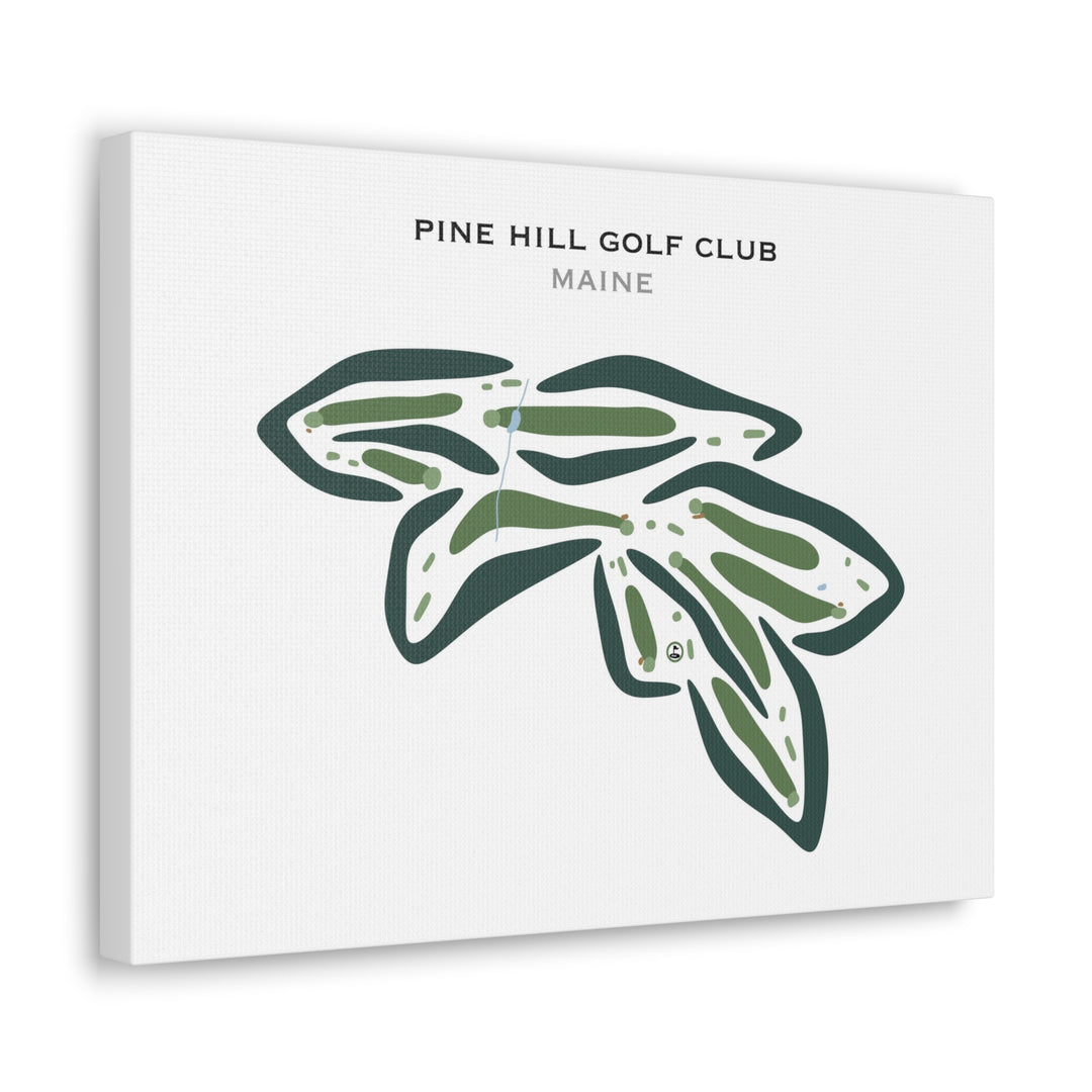 Pine Hill Golf Club, Maine - Printed Golf Courses