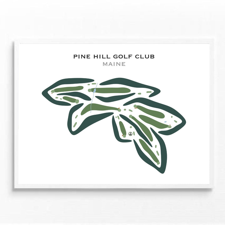 Pine Hill Golf Club, Maine - Printed Golf Courses