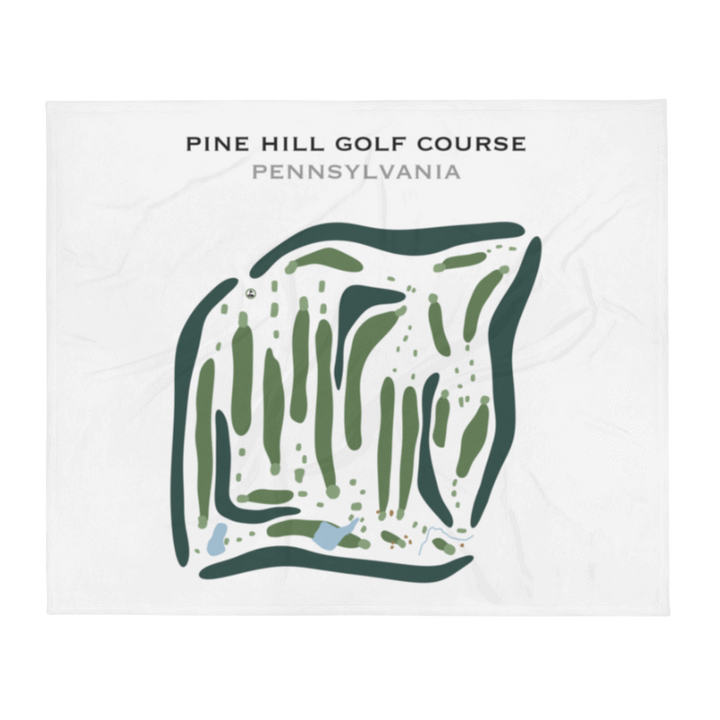 Pine Hill Golf Course, Pennsylvania - Printed Golf Courses