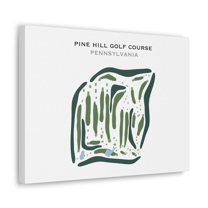 Pine Hill Golf Course, Pennsylvania - Printed Golf Courses