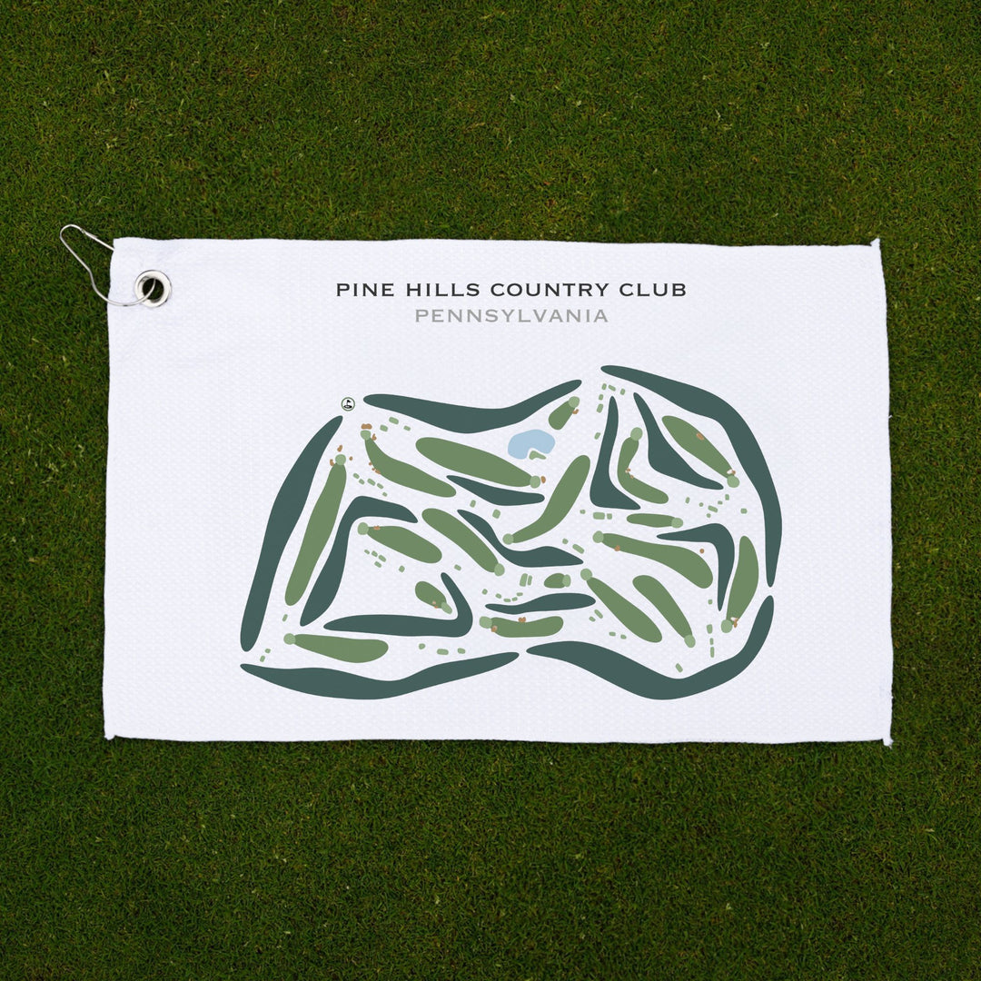 Pine Hills Country Club, Pennsylvania - Printed Golf Courses