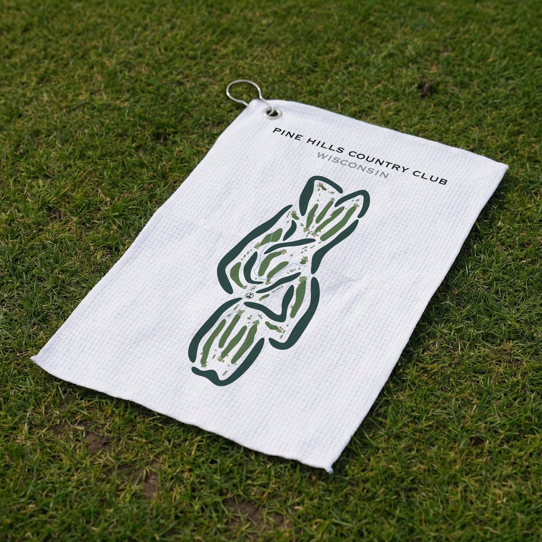 Pine Hills Country Club, Wisconsin - Printed Golf Course