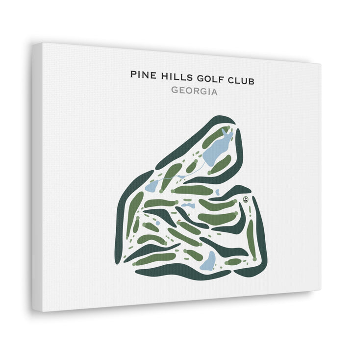 Pine Hills Golf Club, Georgia - Printed Golf Courses