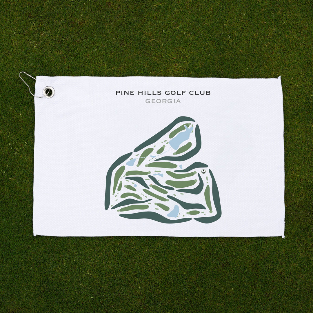 Pine Hills Golf Club, Georgia - Printed Golf Courses