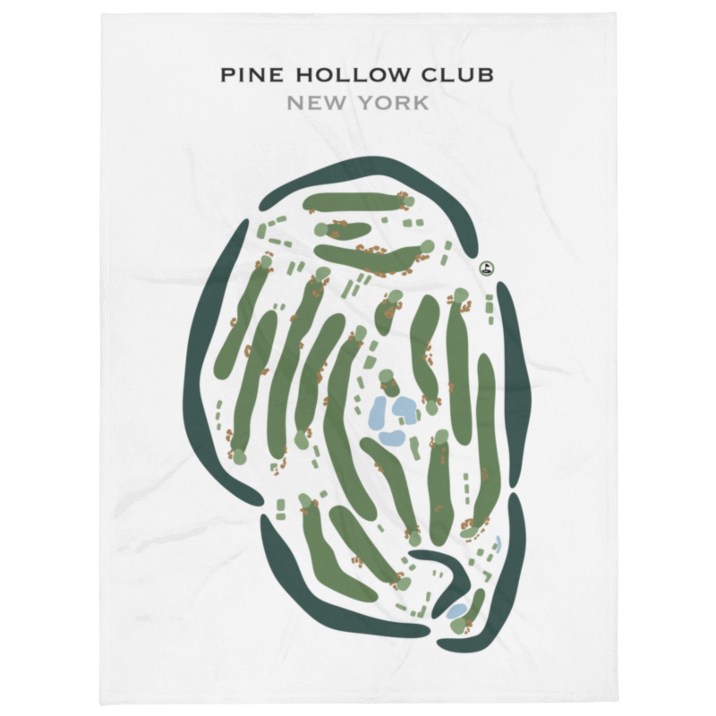 Pine Hollow Club, New York - Printed Golf Courses