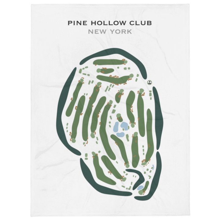 Pine Hollow Club, New York - Printed Golf Courses