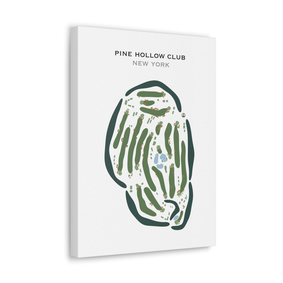 Pine Hollow Club, New York - Printed Golf Courses