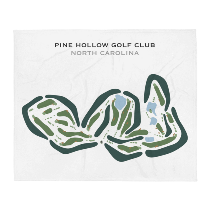 Pine Hollow Golf Club, North Carolina - Printed Golf Courses