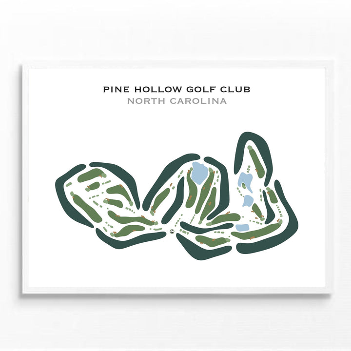 Pine Hollow Golf Club, North Carolina - Printed Golf Courses