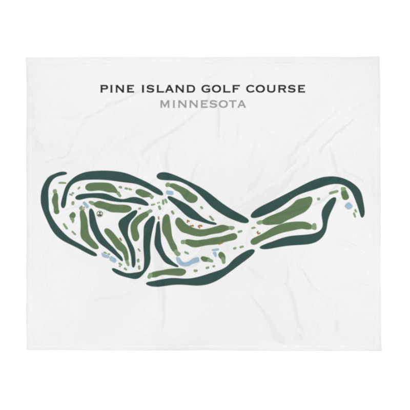 Pine Island Golf Course, Minnesota - Printed Golf Courses