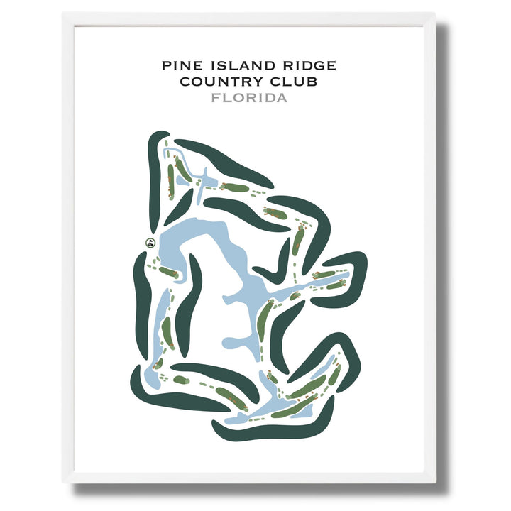 Pine Island Ridge Country Club, Florida - Printed Golf Courses