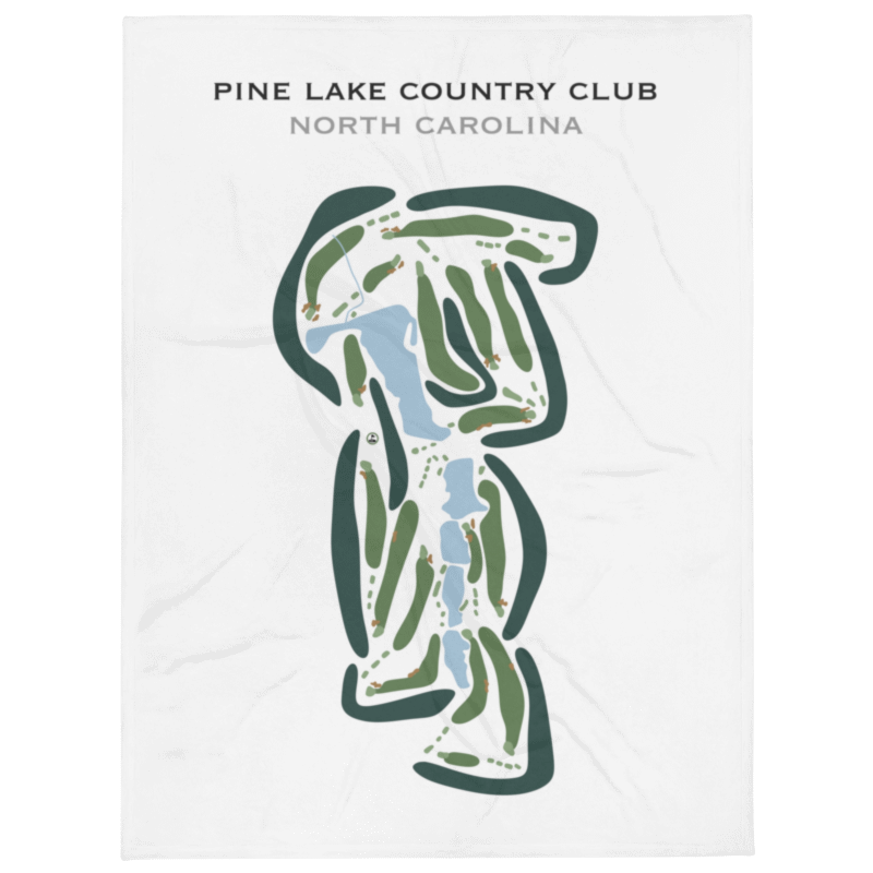 Pine Lake Country Club, North Carolina - Printed Golf Courses