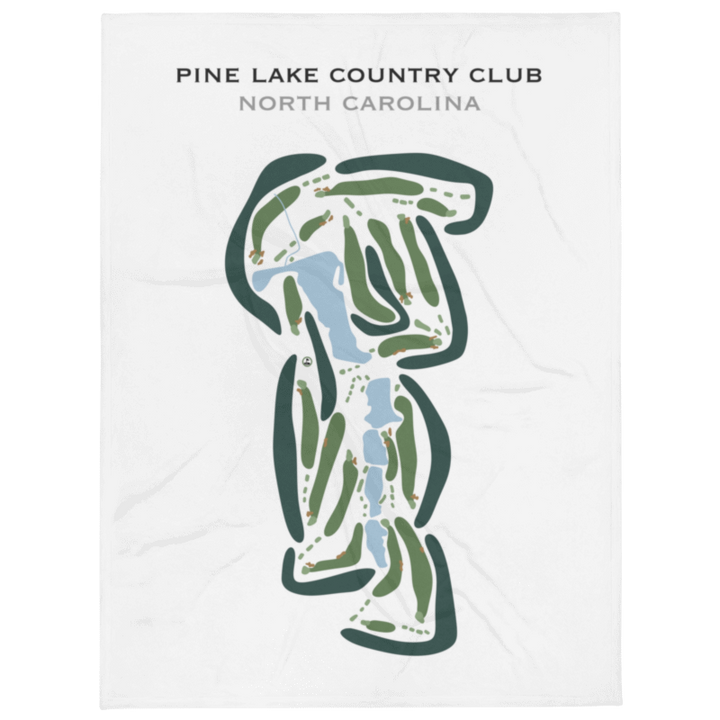 Pine Lake Country Club, North Carolina - Printed Golf Courses