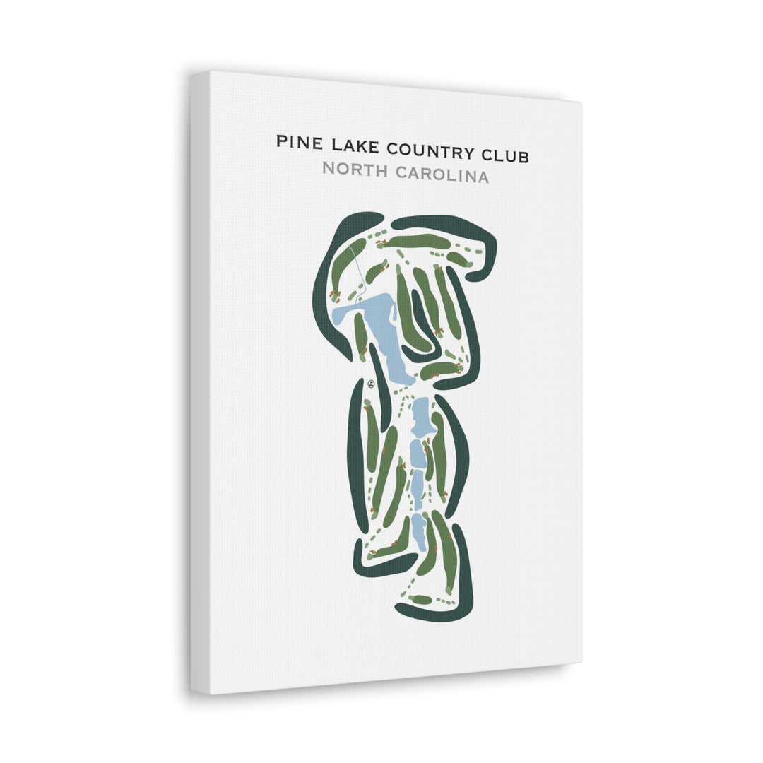 Pine Lake Country Club, North Carolina - Printed Golf Courses