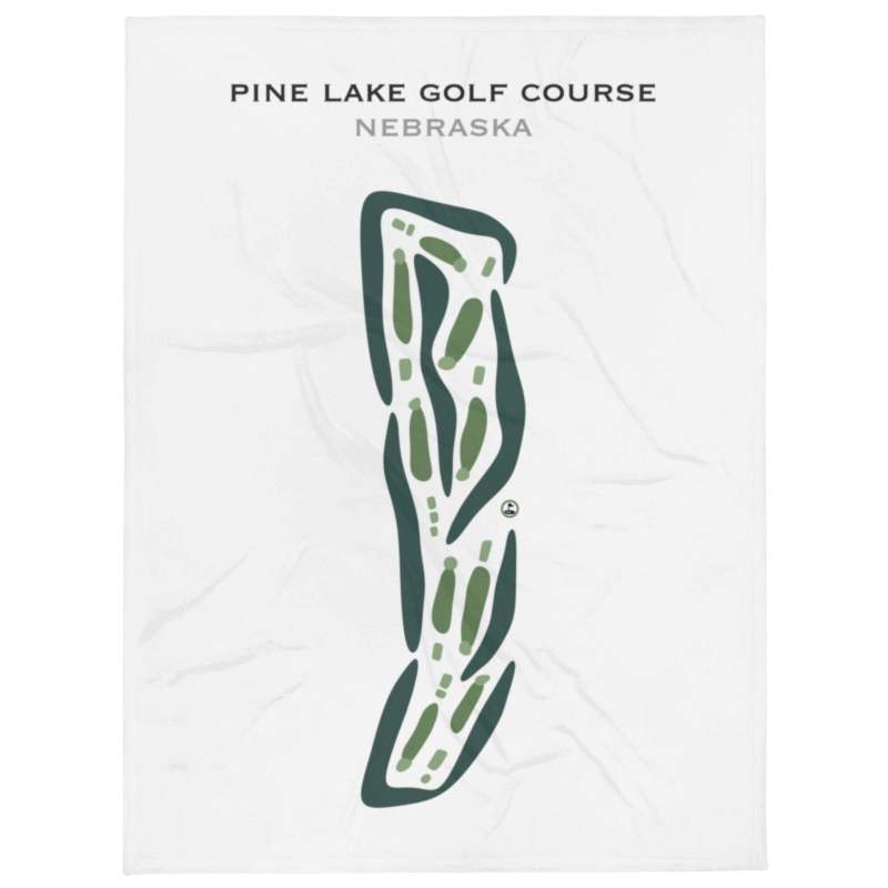 Pine Lake Golf Course, Nebraska - Printed Golf Courses