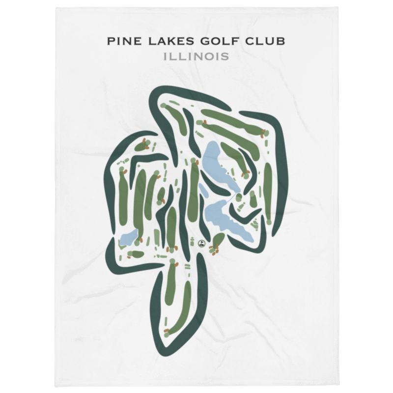 Pine Lakes Golf Club, Illinois - Printed Golf Courses