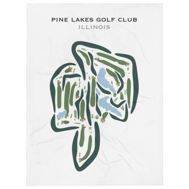 Pine Lakes Golf Club, Illinois - Printed Golf Courses