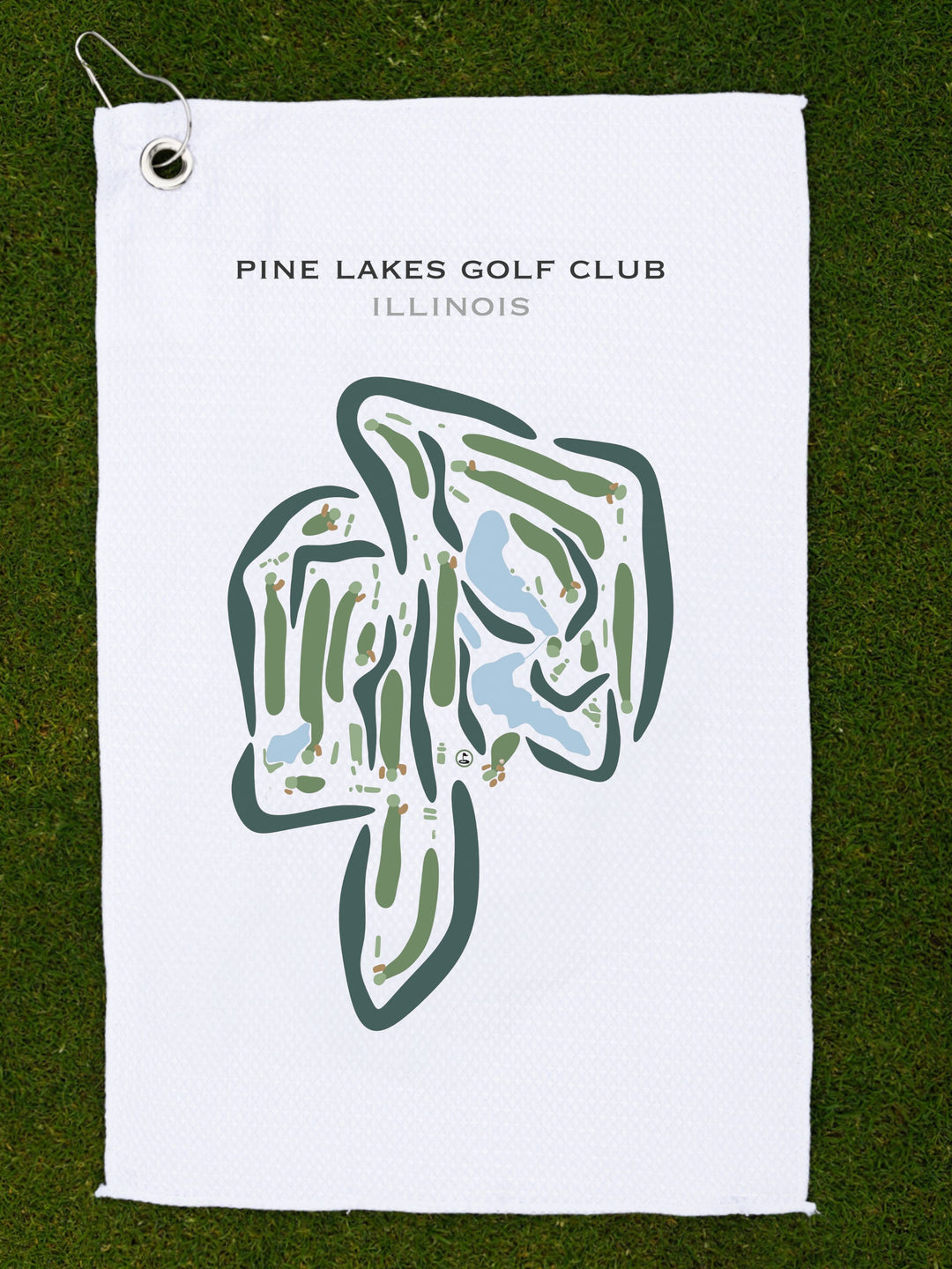 Pine Lakes Golf Club, Illinois - Printed Golf Courses