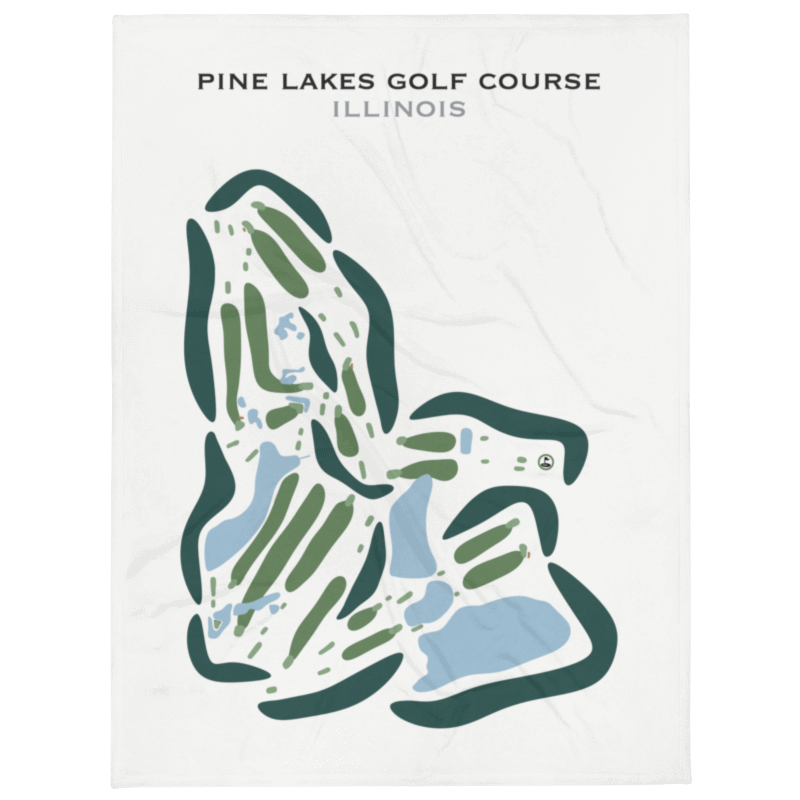 Pine Lakes Golf Course, Herrin, Illinois - Printed Golf Courses