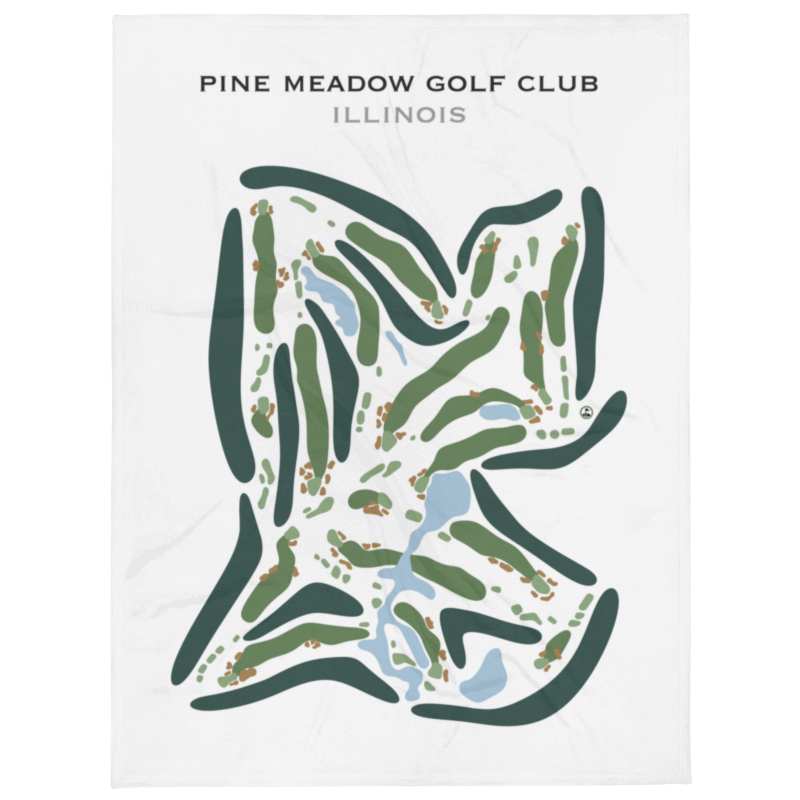 Pine Meadow Golf Club, Illinois - Printed Golf Courses