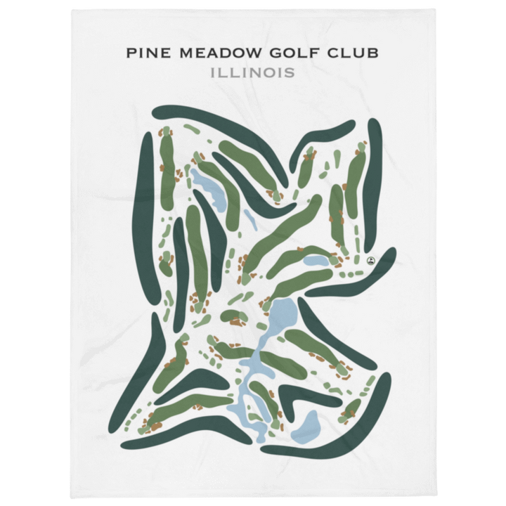 Pine Meadow Golf Club, Illinois - Printed Golf Courses