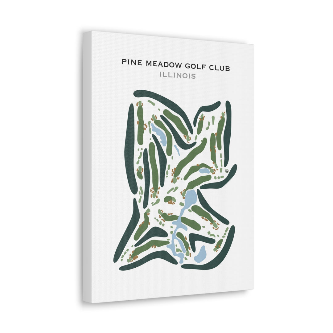 Pine Meadow Golf Club, Illinois - Printed Golf Courses