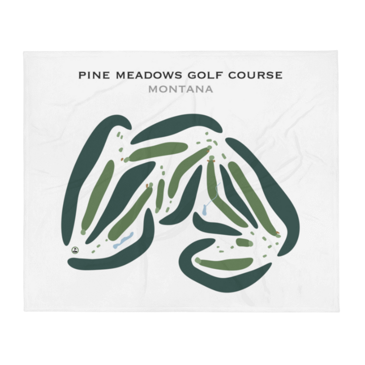 Pine Meadows Golf Course, Montana - Printed Golf Courses