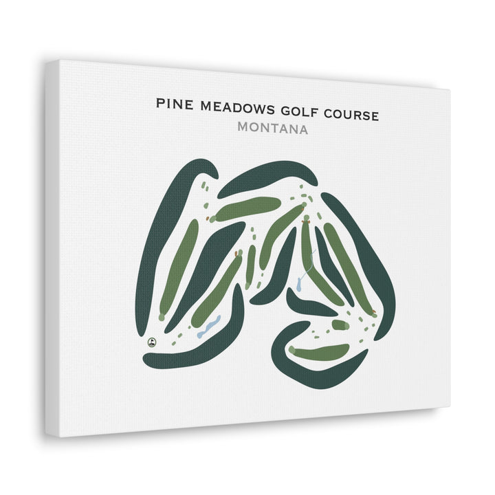 Pine Meadows Golf Course, Montana - Printed Golf Courses