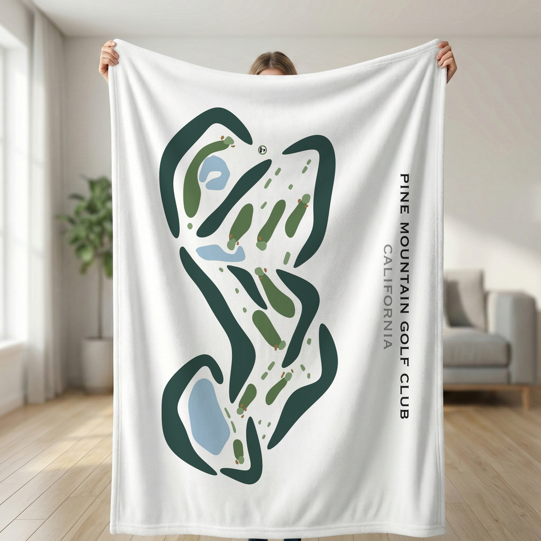 Pine Mountain Golf Club, California - Printed Golf Courses