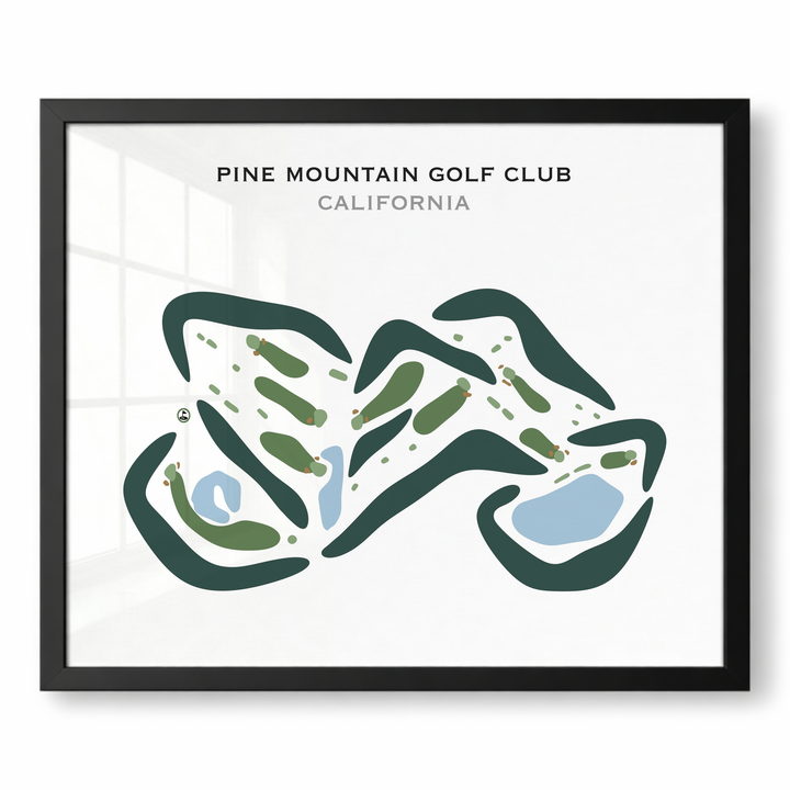Pine Mountain Golf Club, California - Printed Golf Courses