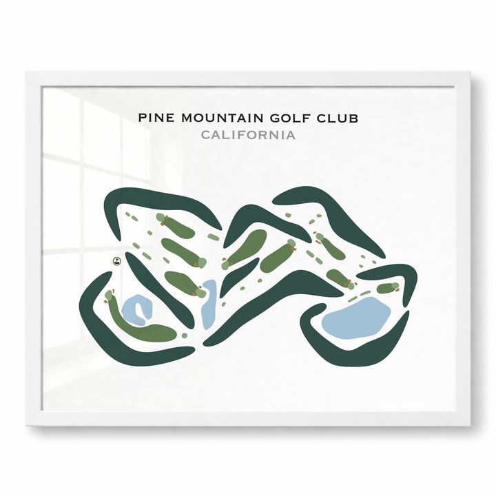 Pine Mountain Golf Club, California - Printed Golf Courses