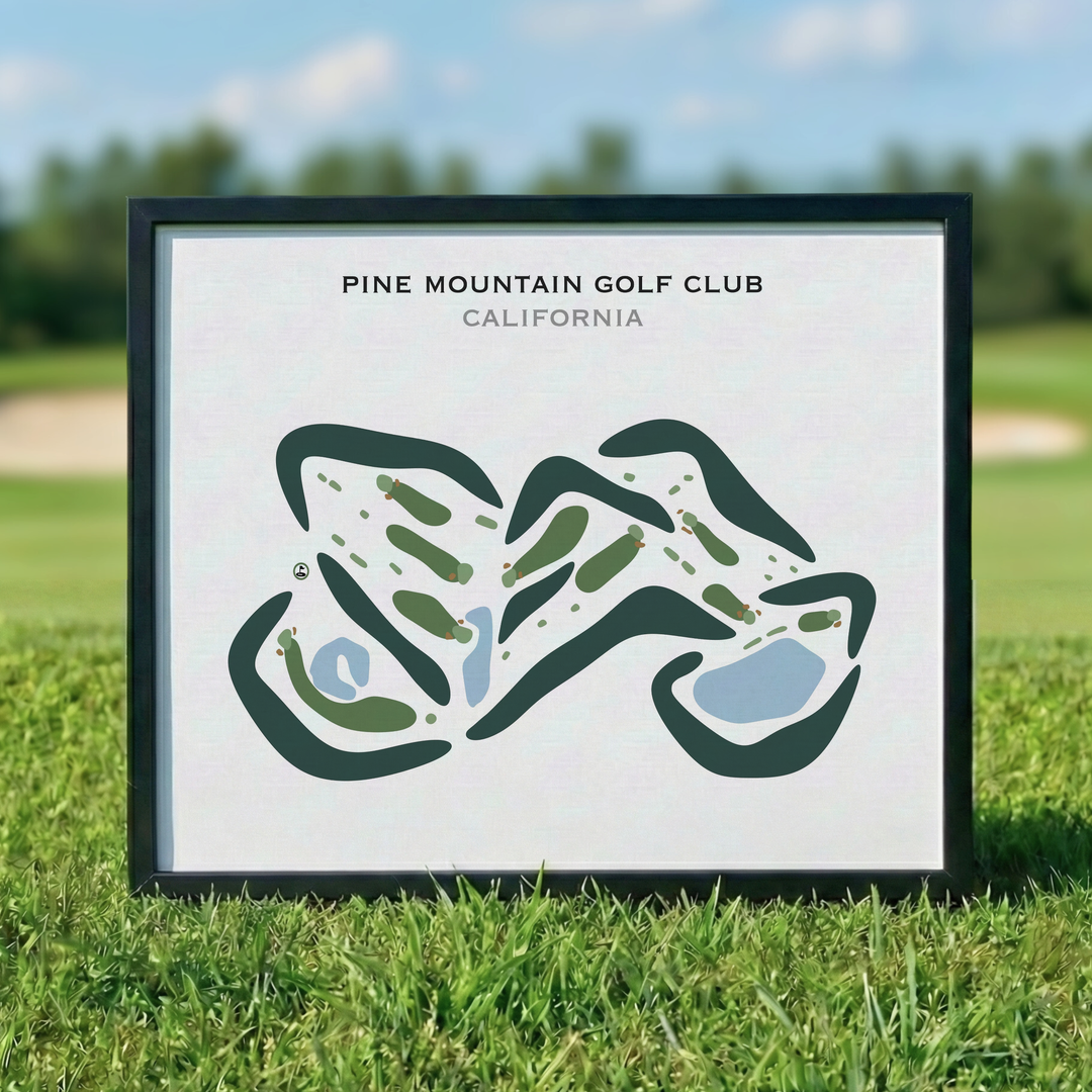 Pine Mountain Golf Club, California - Printed Golf Courses
