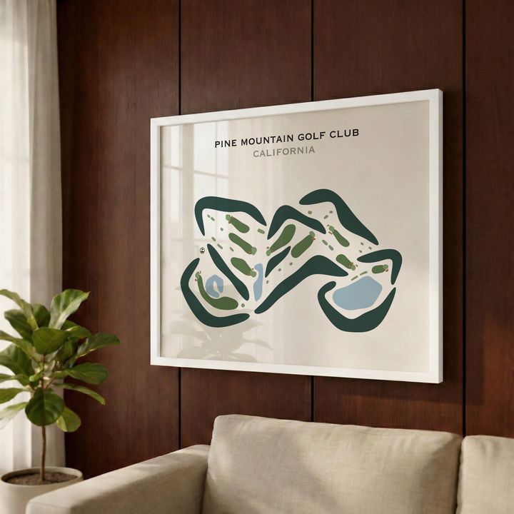 Pine Mountain Golf Club, California - Printed Golf Courses