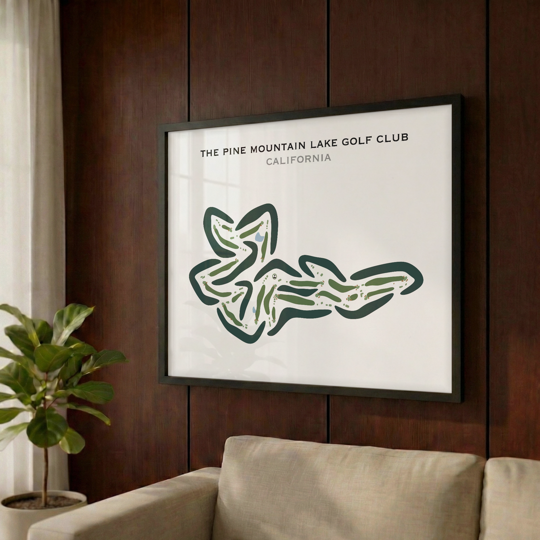 The Pine Mountain Lake Golf Club, California - Printed Golf Courses