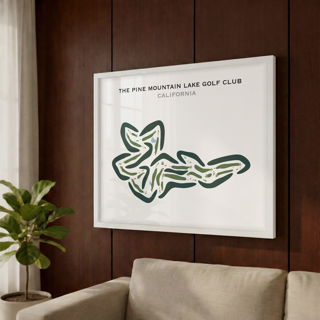 The Pine Mountain Lake Golf Club, California - Printed Golf Courses