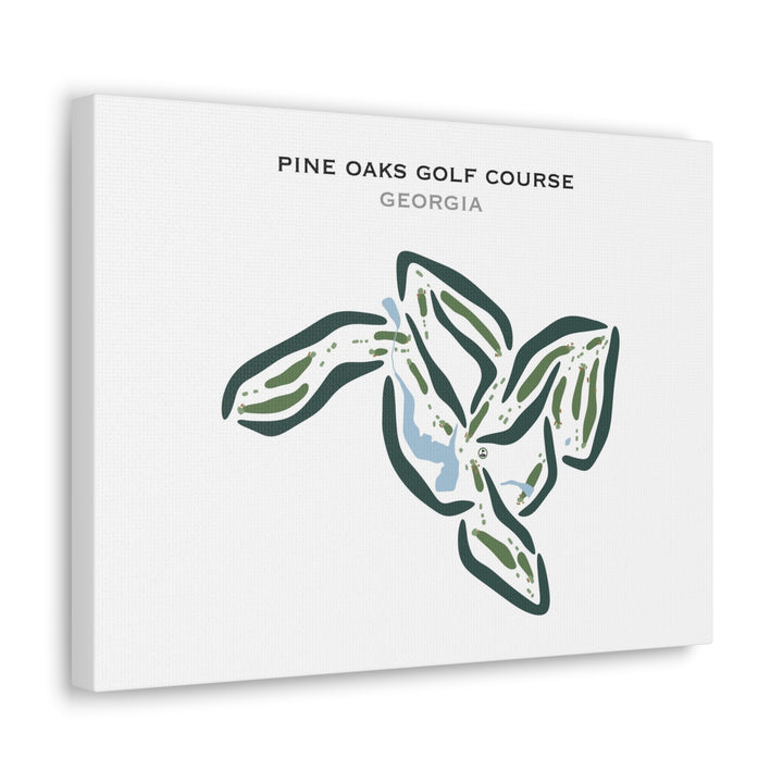 Pine Oaks Golf Course, Georgia - Printed Golf Courses